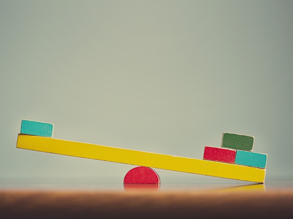 Scales tipped inequality unequal uneven balance_crop